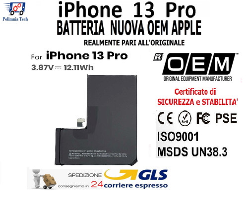 Apple iphone pro batteria - apple, 13